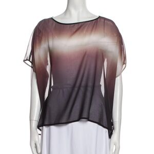 Beautiful sheer tunic/top- Ian rn